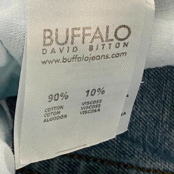 Buffalo David Bitton Payton High-Rise Rigid Girlfriend Jeans Tie Dye Heart 30 - Picture 11 of 11